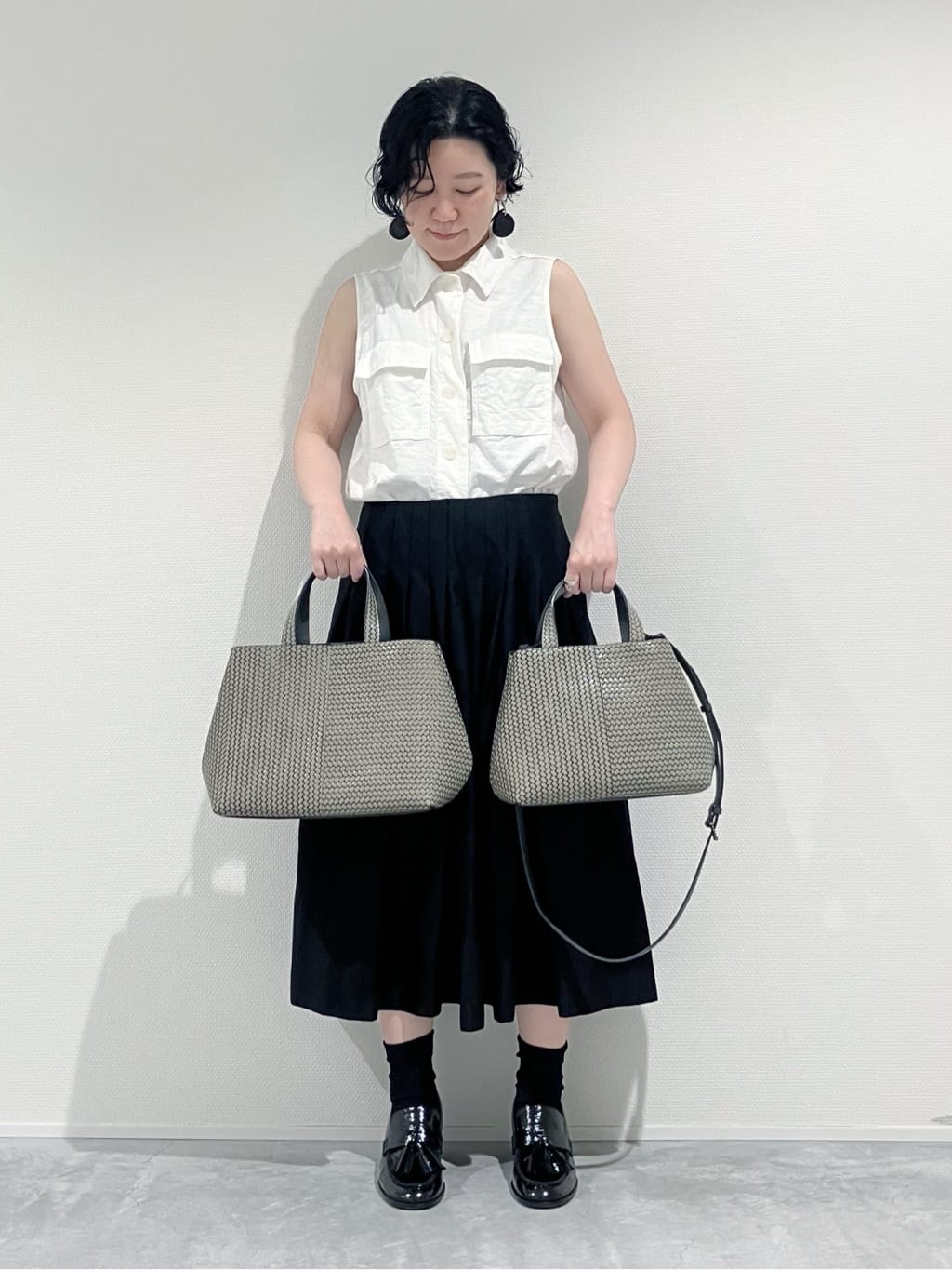 Cさんの「HIROKO HAYASHI｜OTTICA（オッティカ）2wayショルダーバッグ」を使ったコーディネート