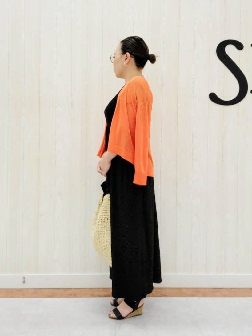 nanahachiさんの「SHOO･LA･RUE｜【前後2WAY】さらりと大人上品に 楊柳フレンチワンピース」を使ったコーディネート
