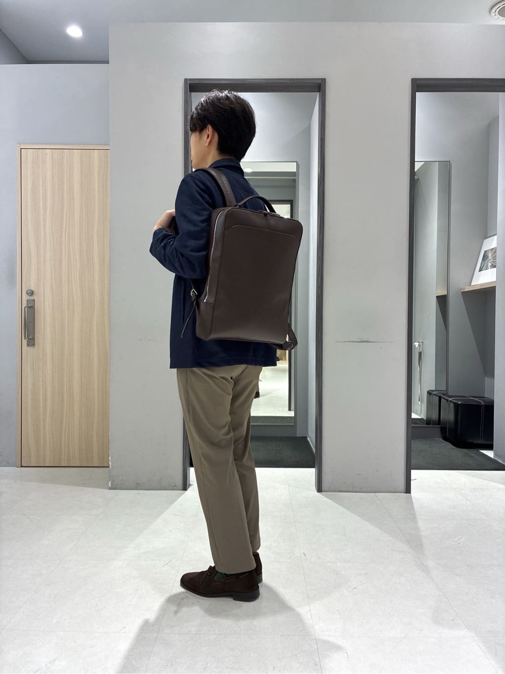 わいずみさんの「TAKEO KIKUCHI｜【抗菌防臭／9色5サイズ展開】ハニカムメランジ ポロシャツ」を使ったコーディネート