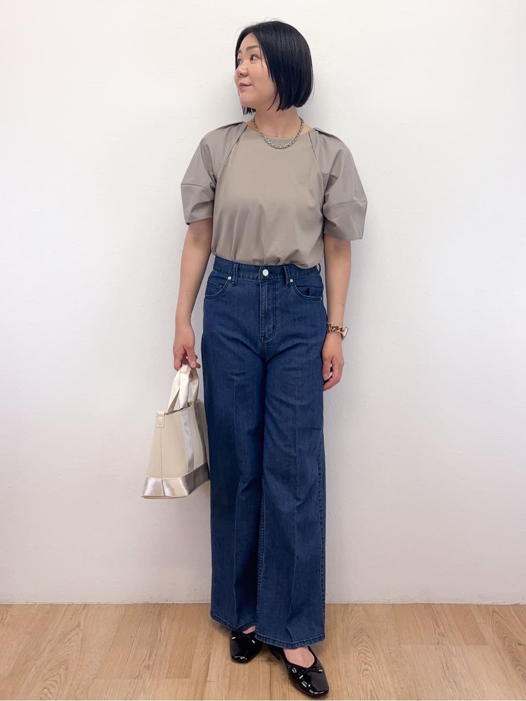 Takeさんの「OPAQUE.CLIP｜【定番/6color】名品フラットバレエシューズ」を使ったコーディネート
