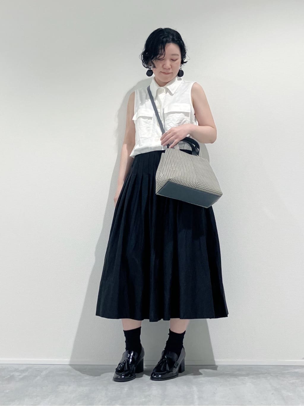 Cさんの「HIROKO HAYASHI｜OTTICA（オッティカ）2wayショルダーバッグ」を使ったコーディネート