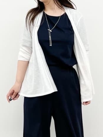 Kiyoさんの「COUP DE CHANCE｜【洗える】着流しカーディガン」を使ったコーディネート