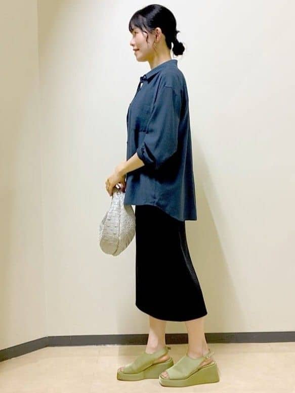  beni_gingerさんの「Reflect｜【マシンウォッシュ可】ナロースカート」を使ったコーディネート