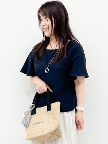 Kiyoさんの「COUP DE CHANCE｜【手洗い可】リラクシーフレアパンツ」を使ったコーディネート