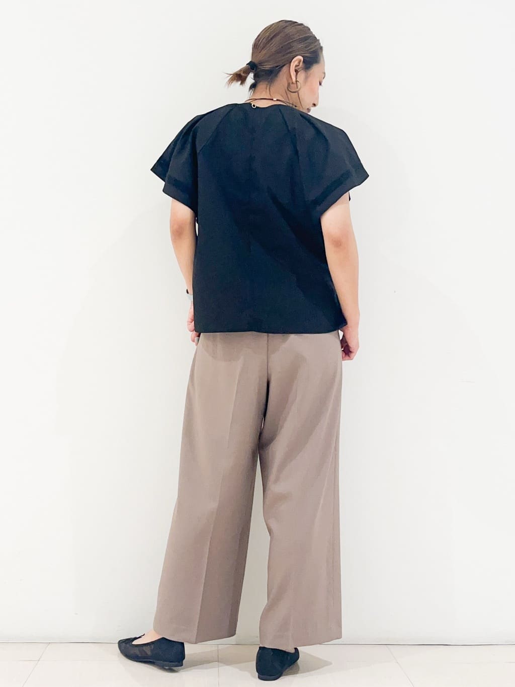 yuuco.さんの「grove｜【人間工学】つつまれフィットバレエシューズ （抗菌防臭加工裏地使用）」を使ったコーディネート