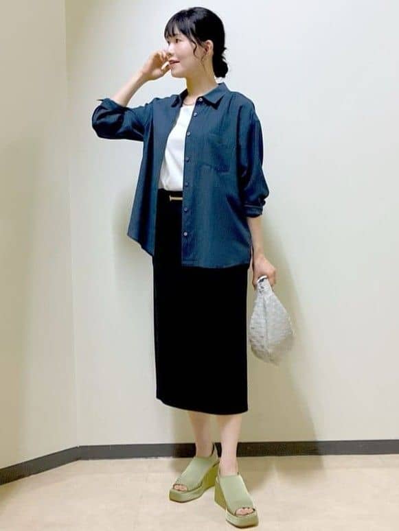  beni_gingerさんの「Reflect｜【マシンウォッシュ可】ナロースカート」を使ったコーディネート