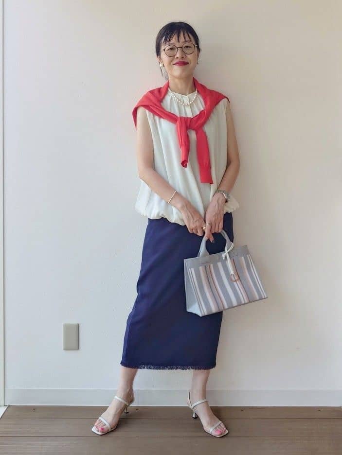 MUTSUKOさんの「UNTITLED｜【セレモニー】淡水パールショートネック」を使ったコーディネート