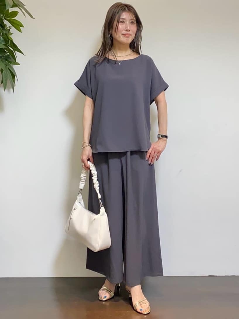 tomoさんの「UNTITLED｜【ステンレス】レイヤードチェーンネックレス」を使ったコーディネート