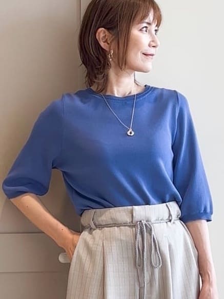 yamakoさんの「grove｜ロープベルトで差がつく 洗練リラックスパンツ」を使ったコーディネート