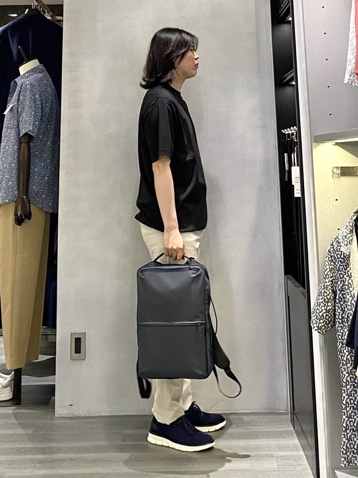 nishiさんの「TAKEO KIKUCHI｜【抗菌防臭／5サイズ展開】ハイゲージポンチ Tシャツ」を使ったコーディネート