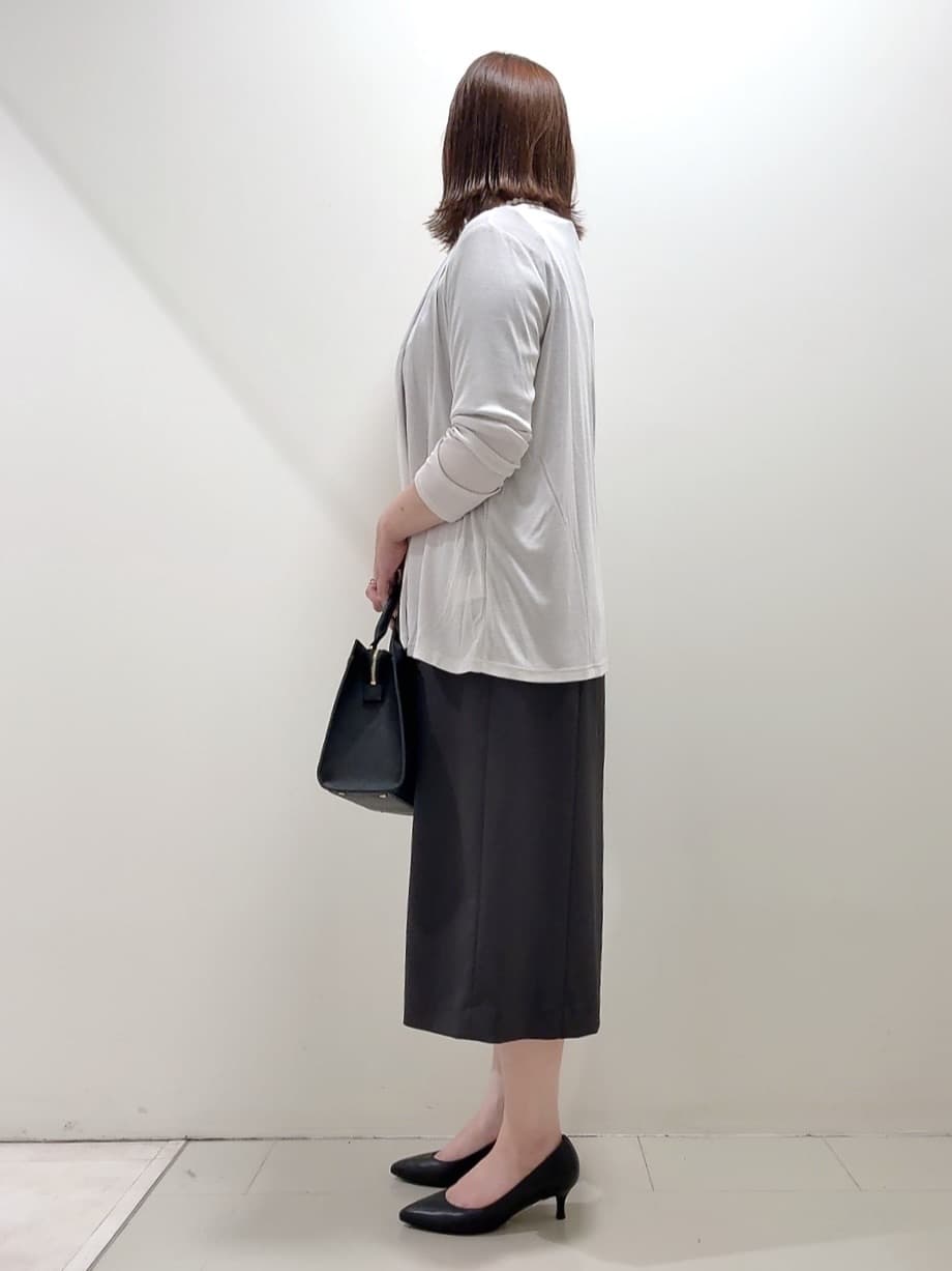 YUIさんの「UNTITLED｜◆【接触冷感/UV機能/遮熱】ジャージカーディガン」を使ったコーディネート