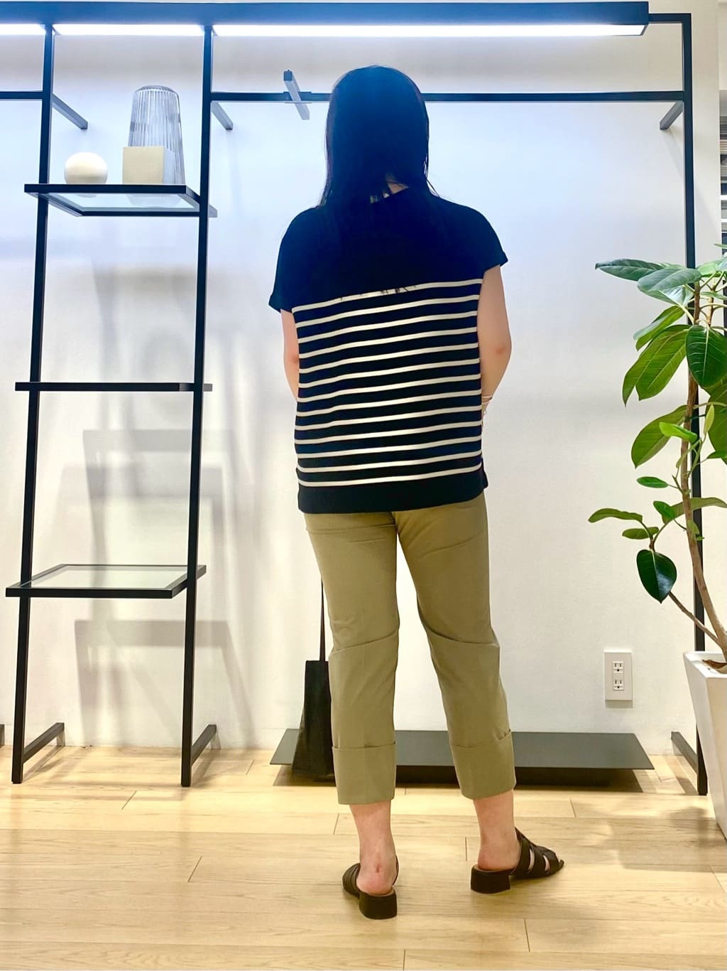 misakiさんの「INDIVI｜バイカラーショートネックレス」を使ったコーディネート