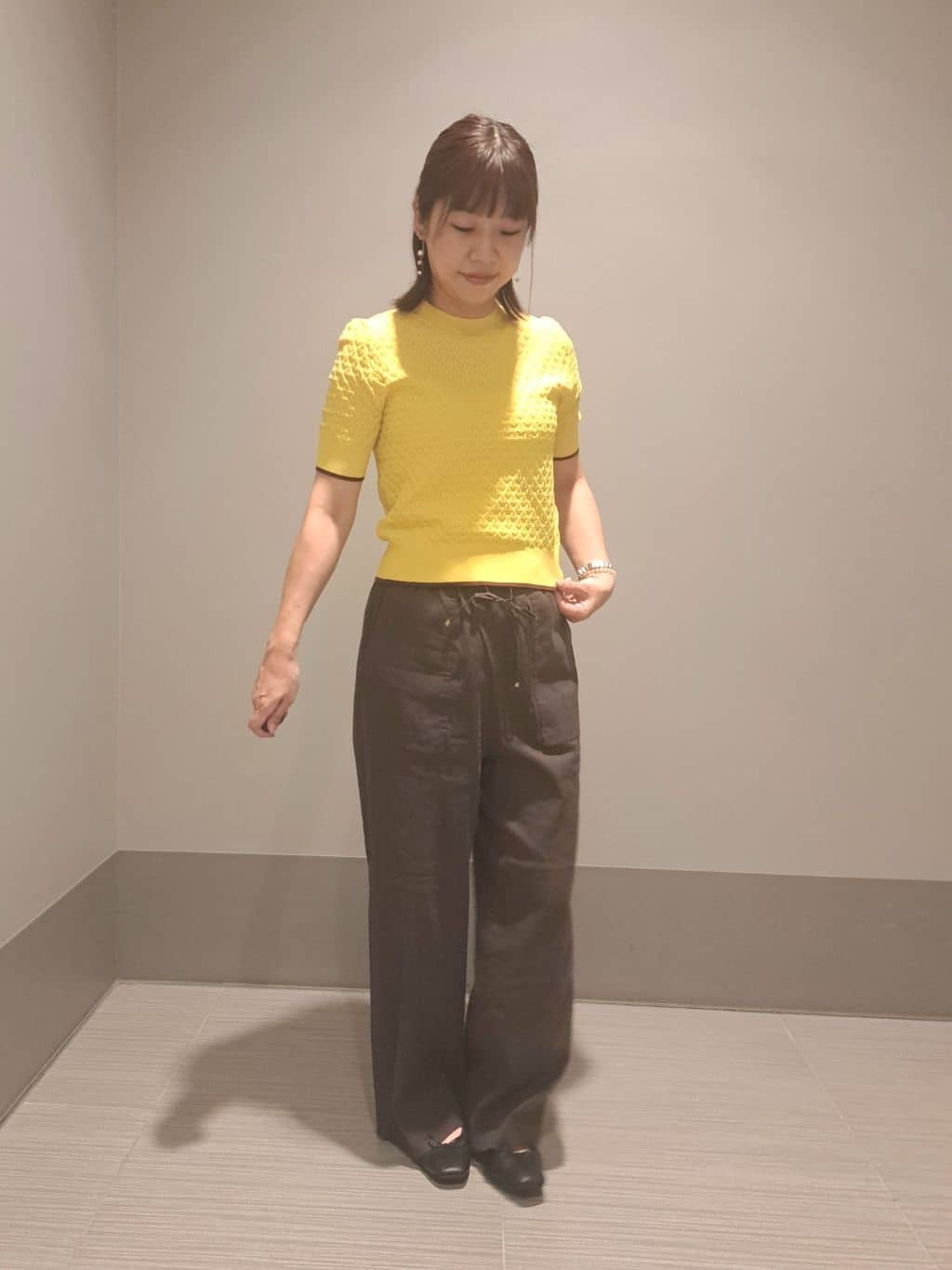 Takahashiさんの「DRESSTERIOR｜◆ソフトレザーバレエシューズ」を使ったコーディネート