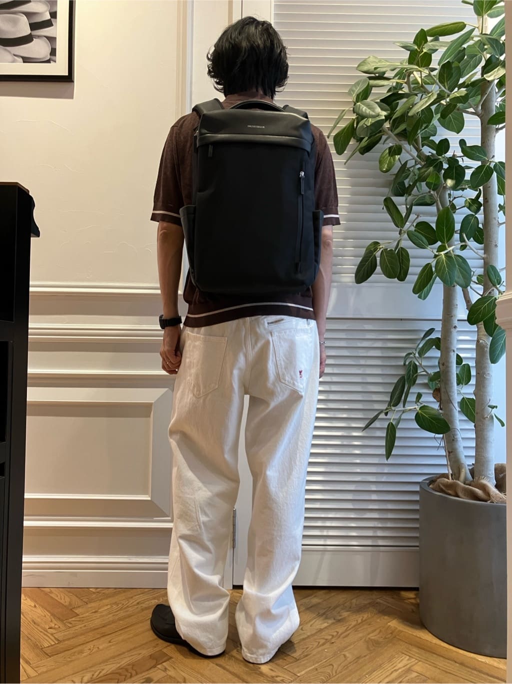 junyaさんの「DRESSTERIOR｜レースジャカード ニットポロ」を使ったコーディネート