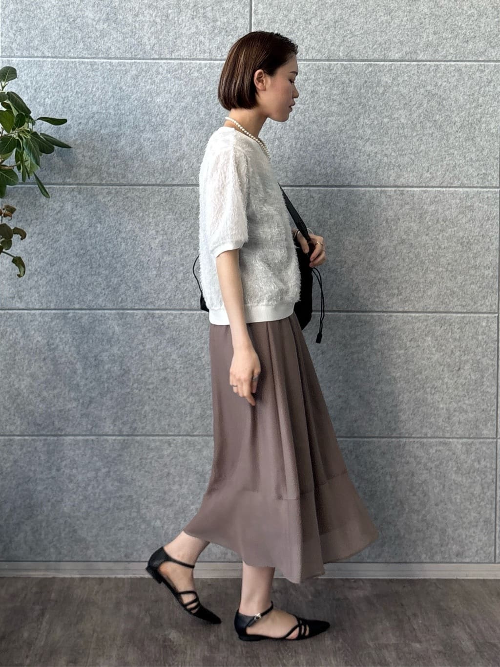 kanaeさんの「INDIVI｜ヘアリージャカードトップス」を使ったコーディネート