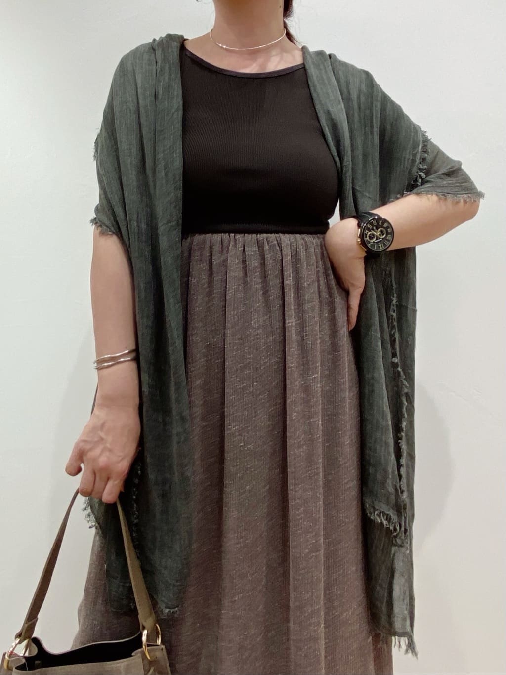Sawaguchiさんの「DRESSTERIOR｜Carouselambra（ケラウズランブラ）【別注】BOAT TANK TOP DRESS」を使ったコーディネート