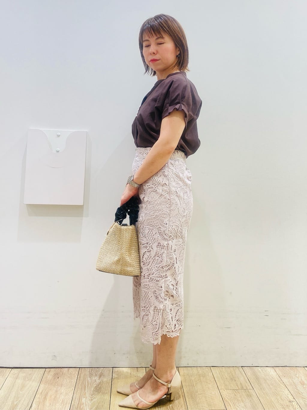 YUKOさんの「index｜《7色展開／XS-LLサイズ》タックスリーブスキッパーブラウス【洗濯機洗い可／吸水速乾／抗ピル／防シ」を使ったコーディネート