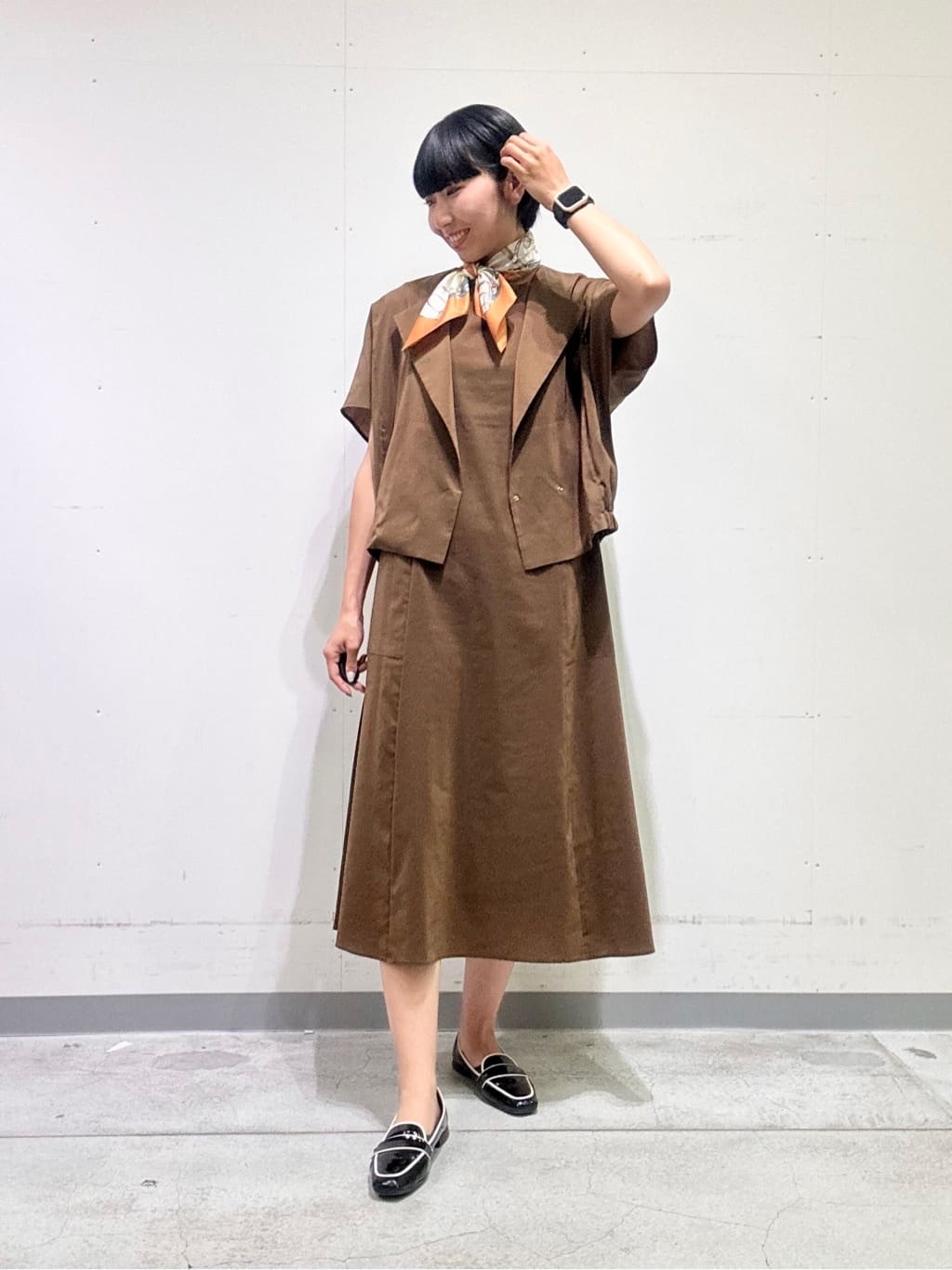 naoさんの「INDIVI｜【日本製】ビスチェインナータンクトップ」を使ったコーディネート