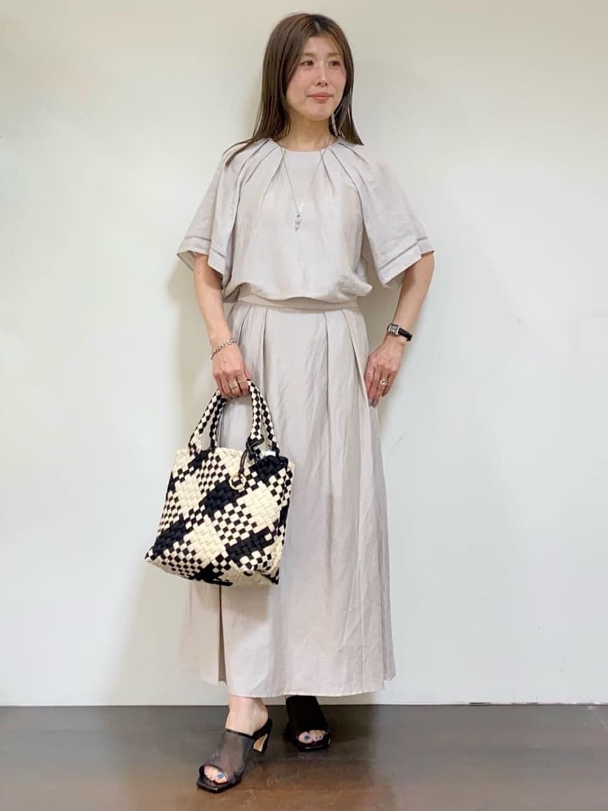 tomoさんの「UNTITLED｜【ステンレス】ショートラリエット」を使ったコーディネート