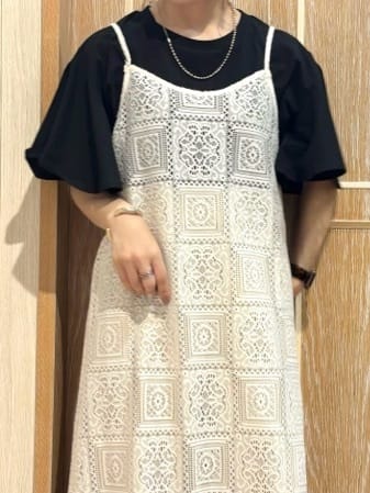 meiさんの「SHOO･LA･RUE｜【S-LL】レースキャミワンピース」を使ったコーディネート