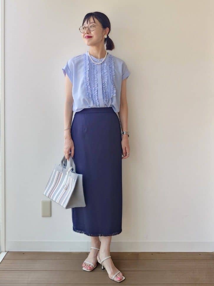 MUTSUKOさんの「UNTITLED｜【セレモニー】淡水パールショートネック」を使ったコーディネート