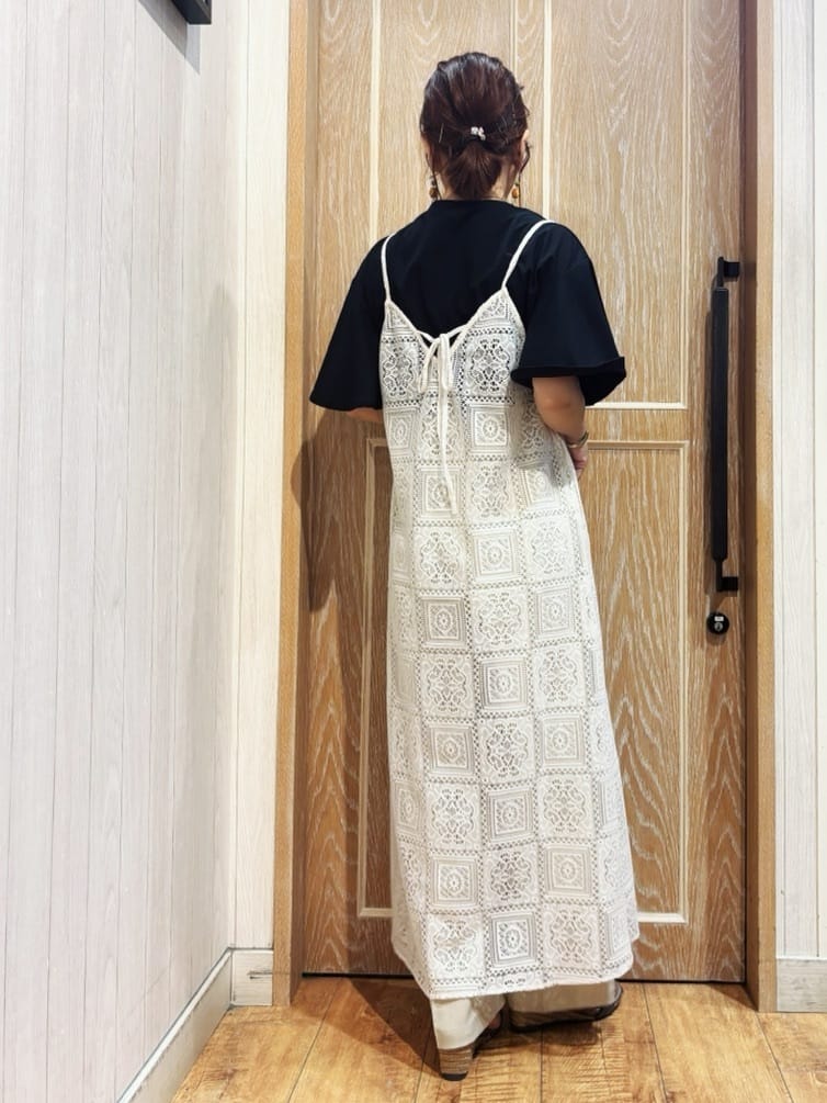 meiさんの「SHOO･LA･RUE｜【S-LL】レースキャミワンピース」を使ったコーディネート