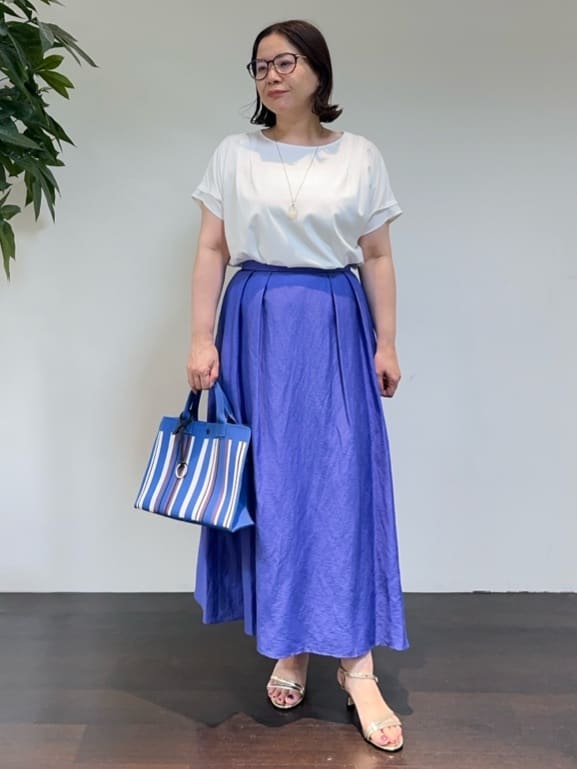 Asamiさんの「UNTITLED｜マーブルドロップネックレス」を使ったコーディネート