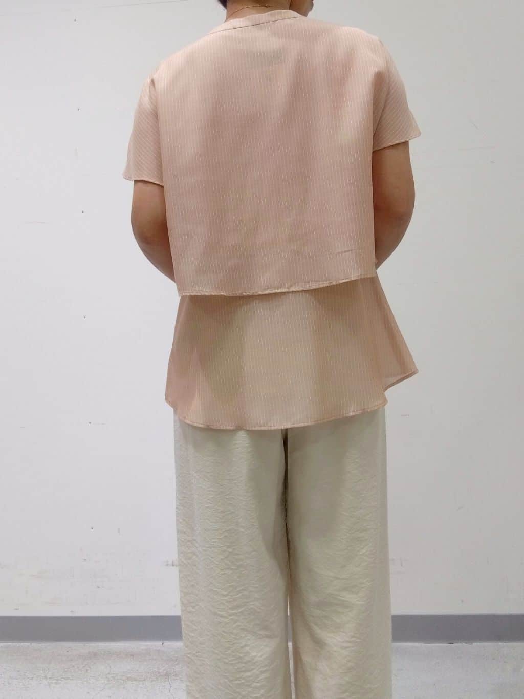 Kさんの「INDIVI｜【洗える／UVケア／SETUP可能】ドロストワイドパンツ」を使ったコーディネート
