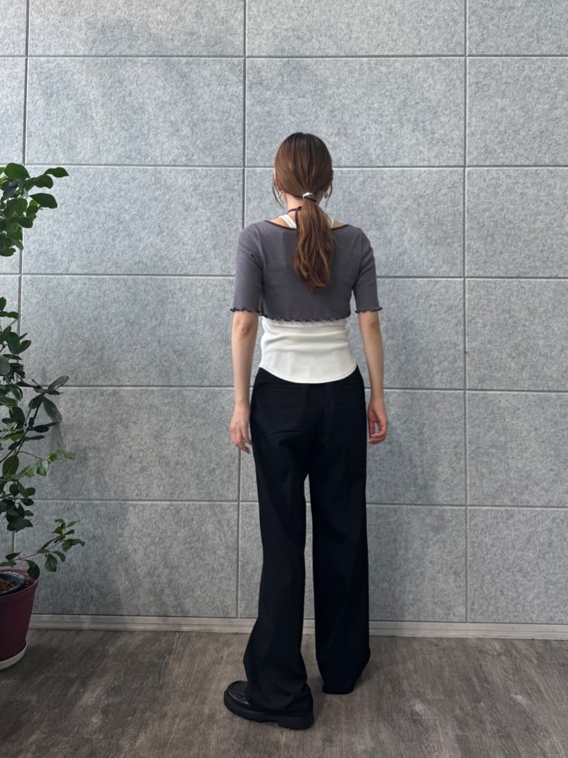 designer yukaさんの「CODE A｜【Cup-in】design cut tank」を使ったコーディネート