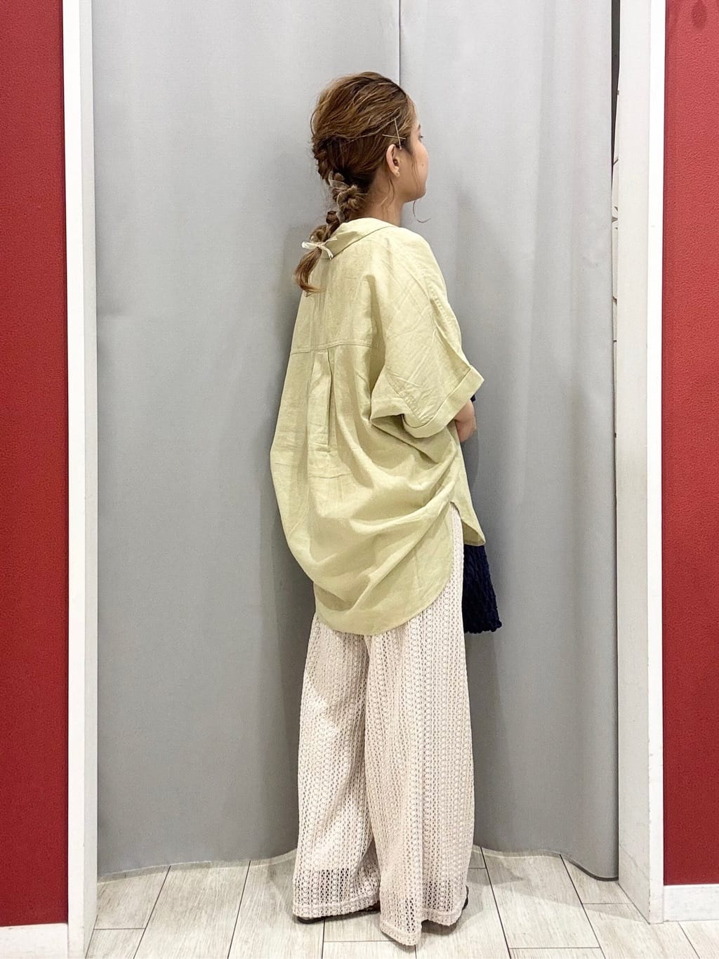 shioさんの「SHOO･LA･RUE｜【S-LL】クロシェ風レースイージーワイドパンツ」を使ったコーディネート