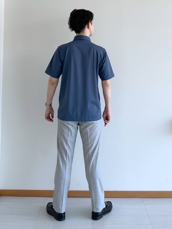 イッシーさんの「TAKEO KIKUCHI｜◆レザーハンドル シュリンクPU トート」を使ったコーディネート