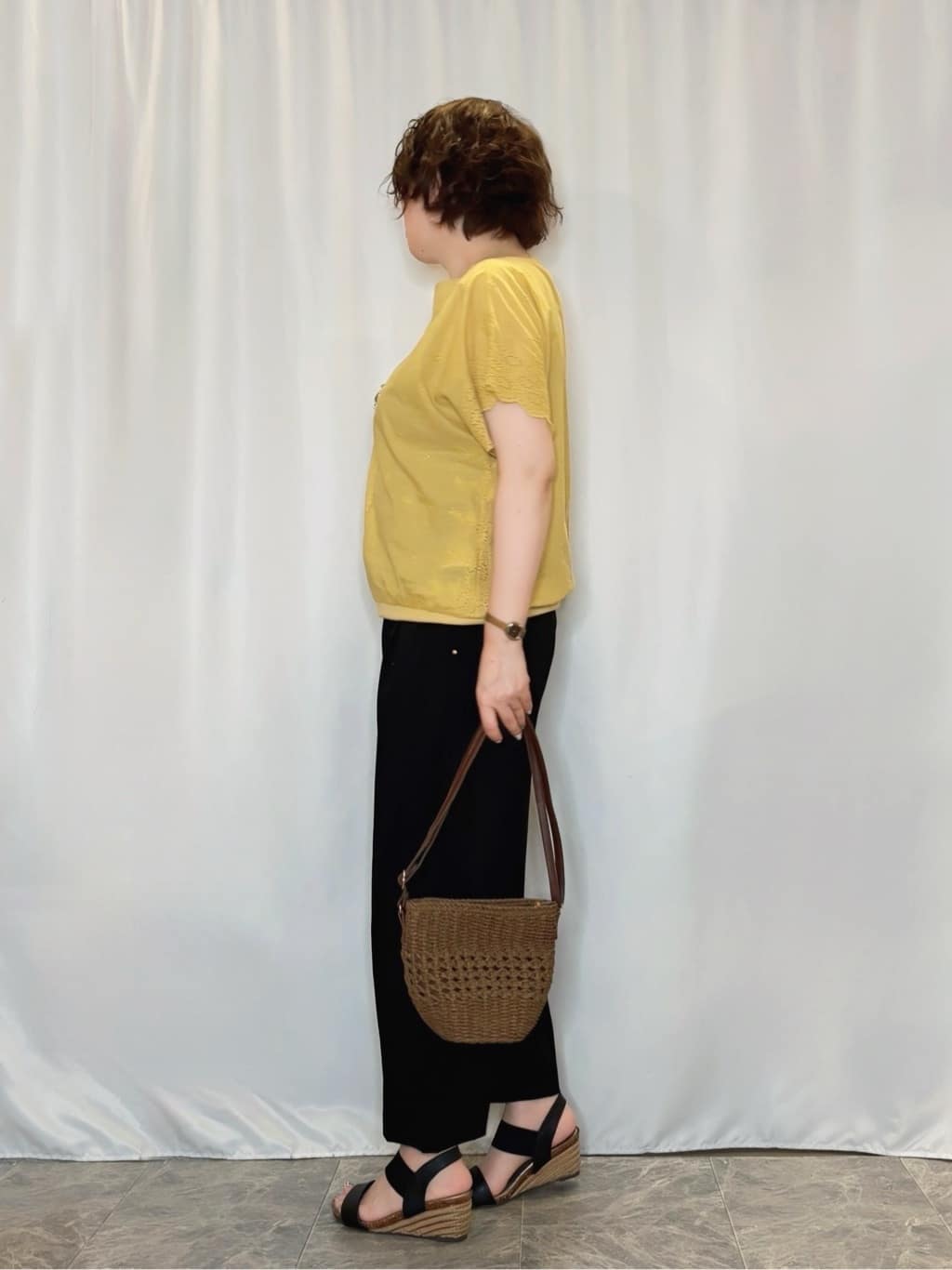たみさんの「SHOO･LA･RUE｜スカラップ刺繍レースが目を惹く ドルマントップス」を使ったコーディネート