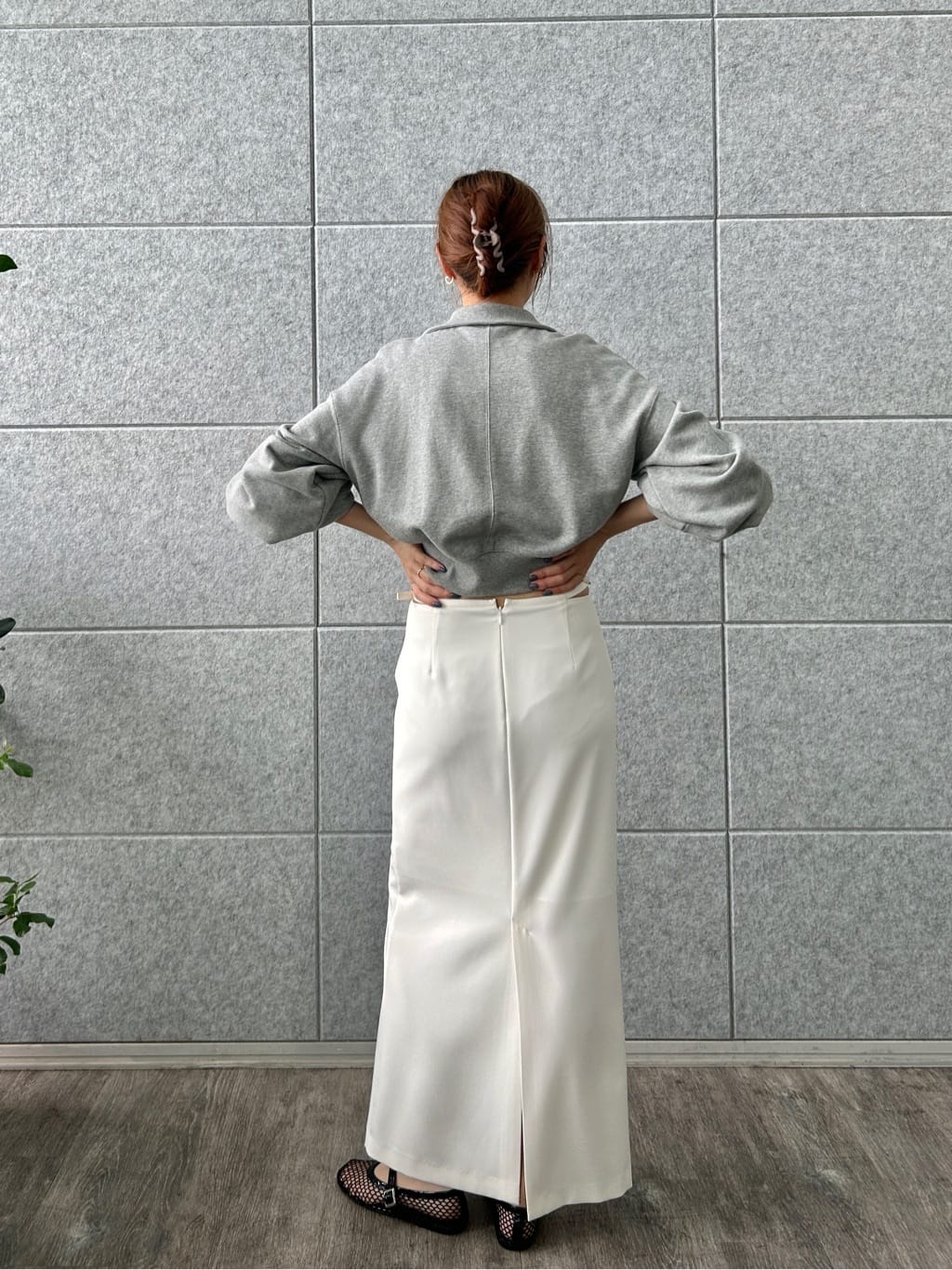 harunaさんの「CODE A｜puff zip sweat」を使ったコーディネート