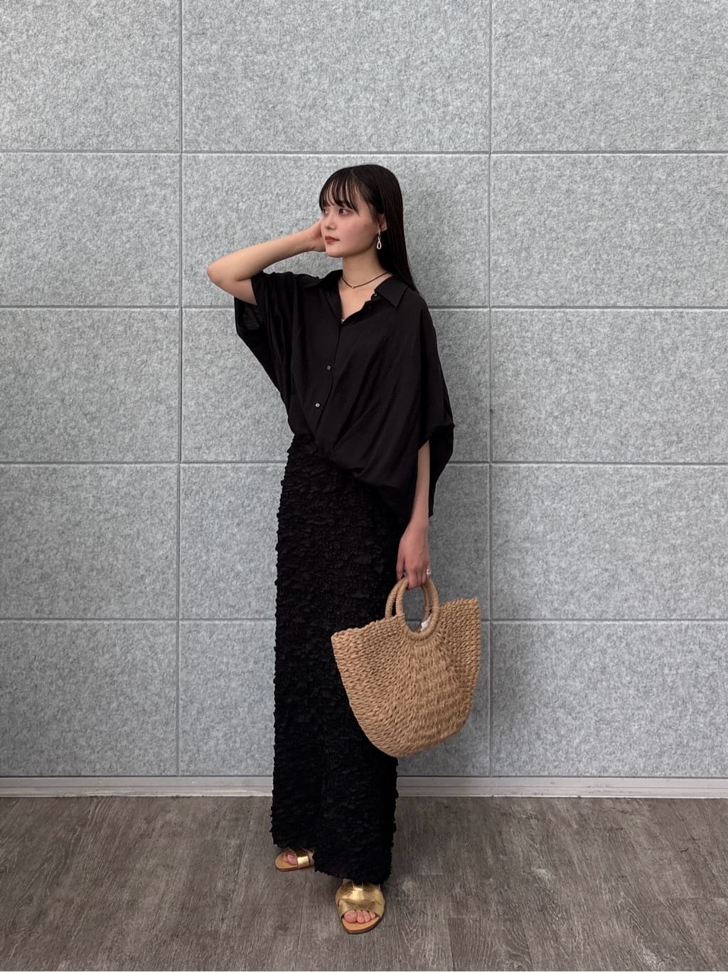 akiさんの「INDIVI｜バルーンフォルムブラウス」を使ったコーディネート