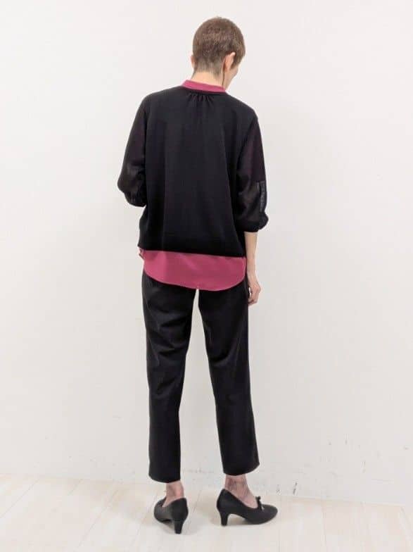 sachiさんの「Reflect｜【選べる5色◎／マシンウォッシュ可】シャーリングデザインブラウス」を使ったコーディネート