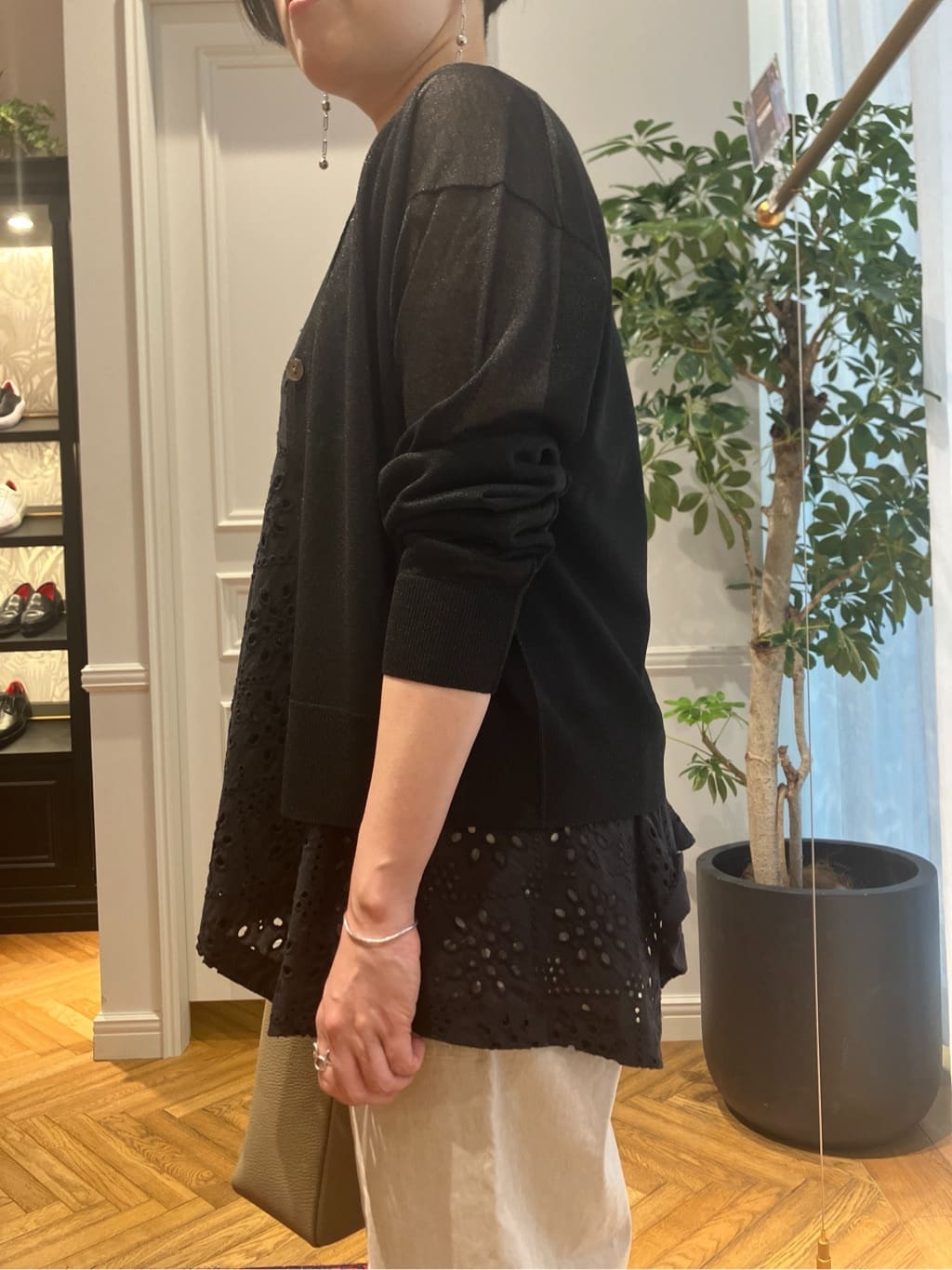 konominさんの「DRESSTERIOR｜【otonaMUSE5月号掲載/日本製】シュリンクレザーミニトート」を使ったコーディネート