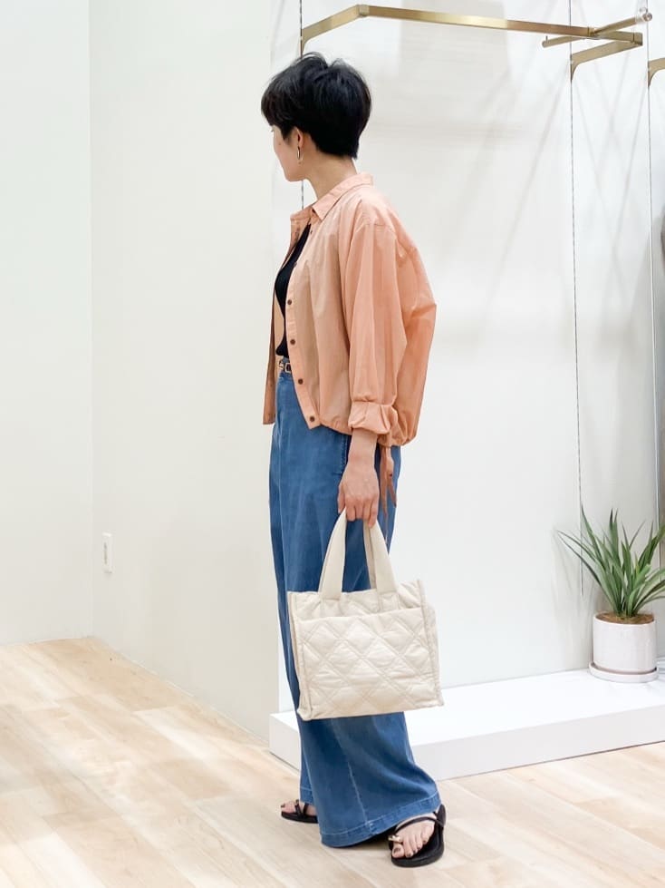 Keiさんの「grove｜2WAYスクエアネックタンク」を使ったコーディネート