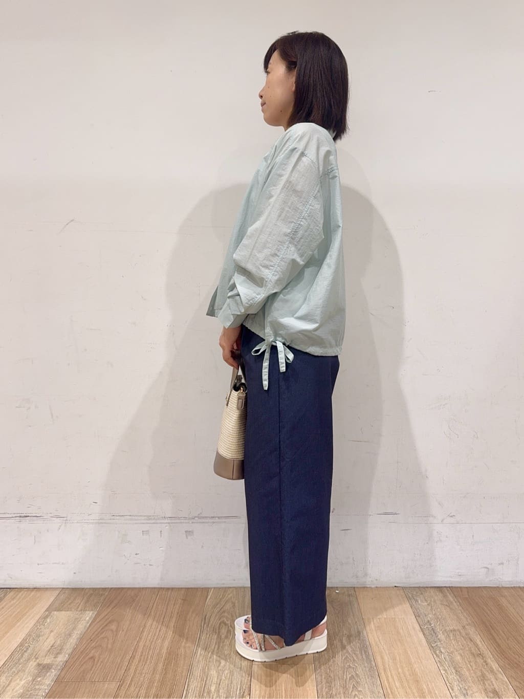 miさんの「grove｜サマーハイパーストレッチワイドパンツ」を使ったコーディネート