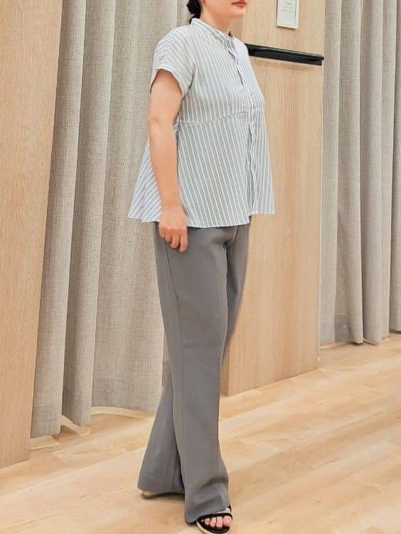 ふるさんの「grove｜軽やかに羽織れて、きちんと見え ハーフスリーブテーラードジャケット」を使ったコーディネート