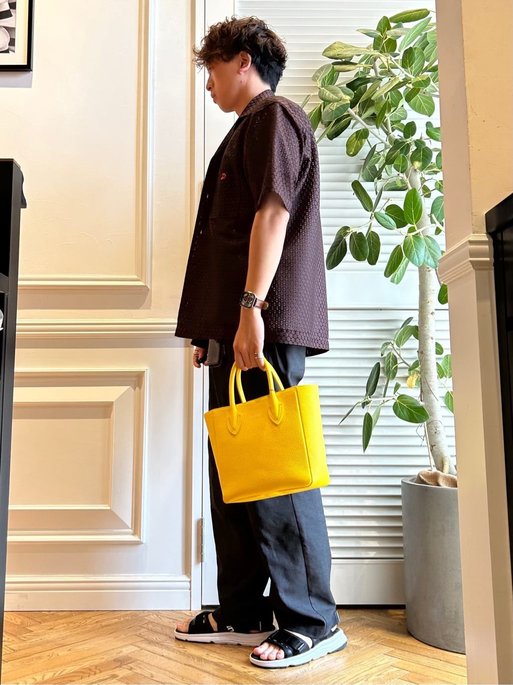 須田　慎二郎さんの「DRESSTERIOR｜◆プエルトリコシャツ」を使ったコーディネート
