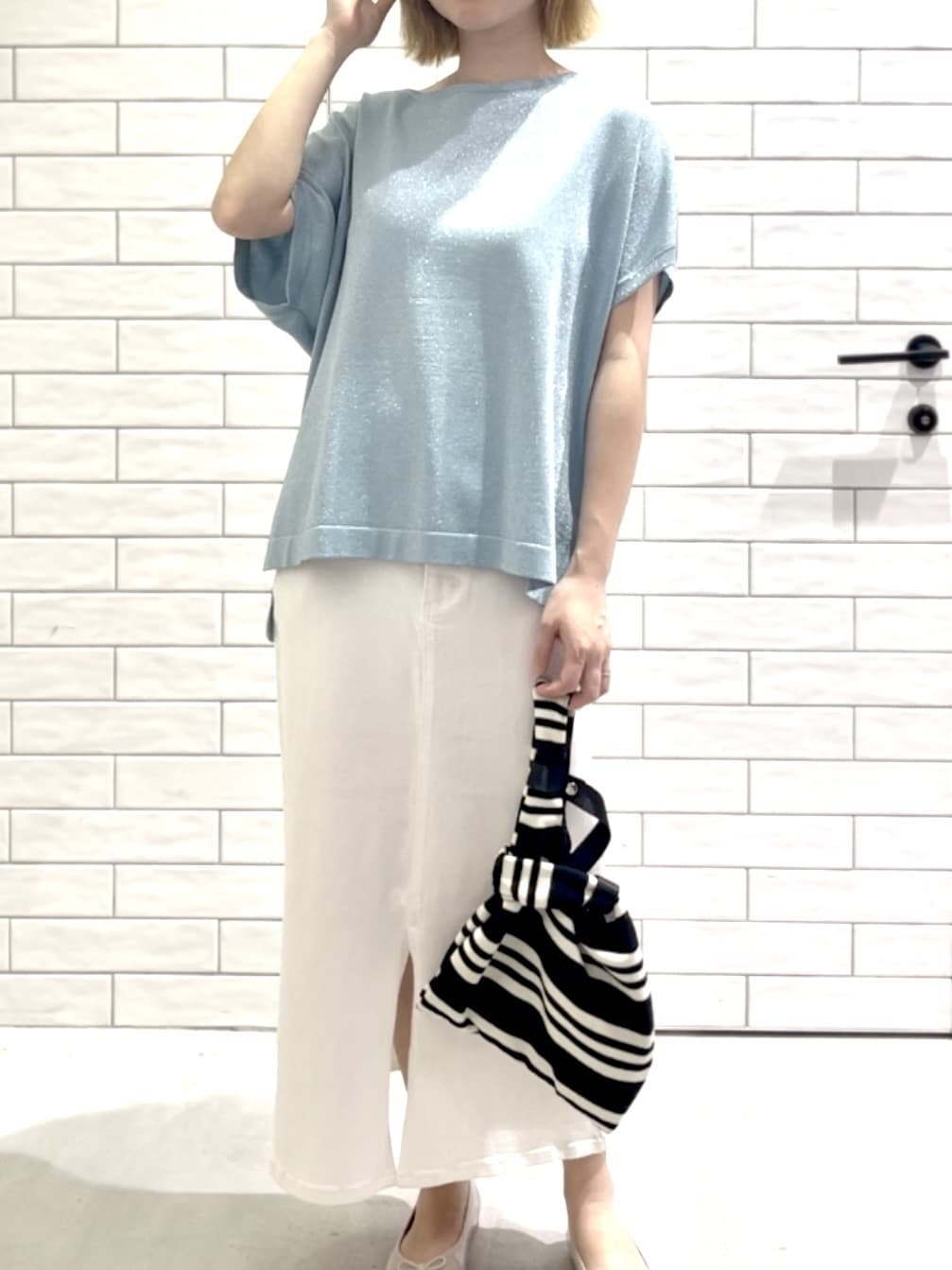 しおりさんの「OPAQUE.CLIP｜【定番/6color】名品フラットバレエシューズ」を使ったコーディネート