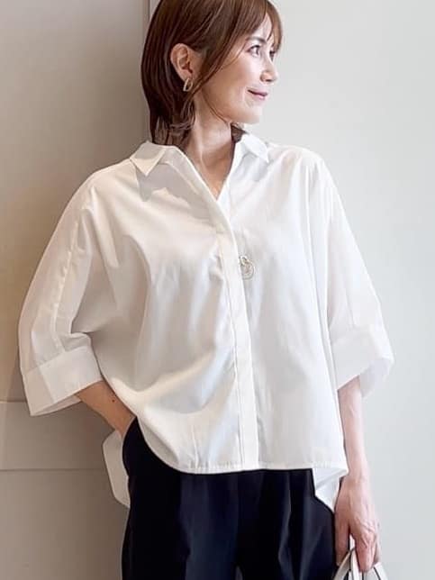 yamakoさんの「grove｜キレイも動きやすさも　美脚見えハイパーストレッチパンツ」を使ったコーディネート