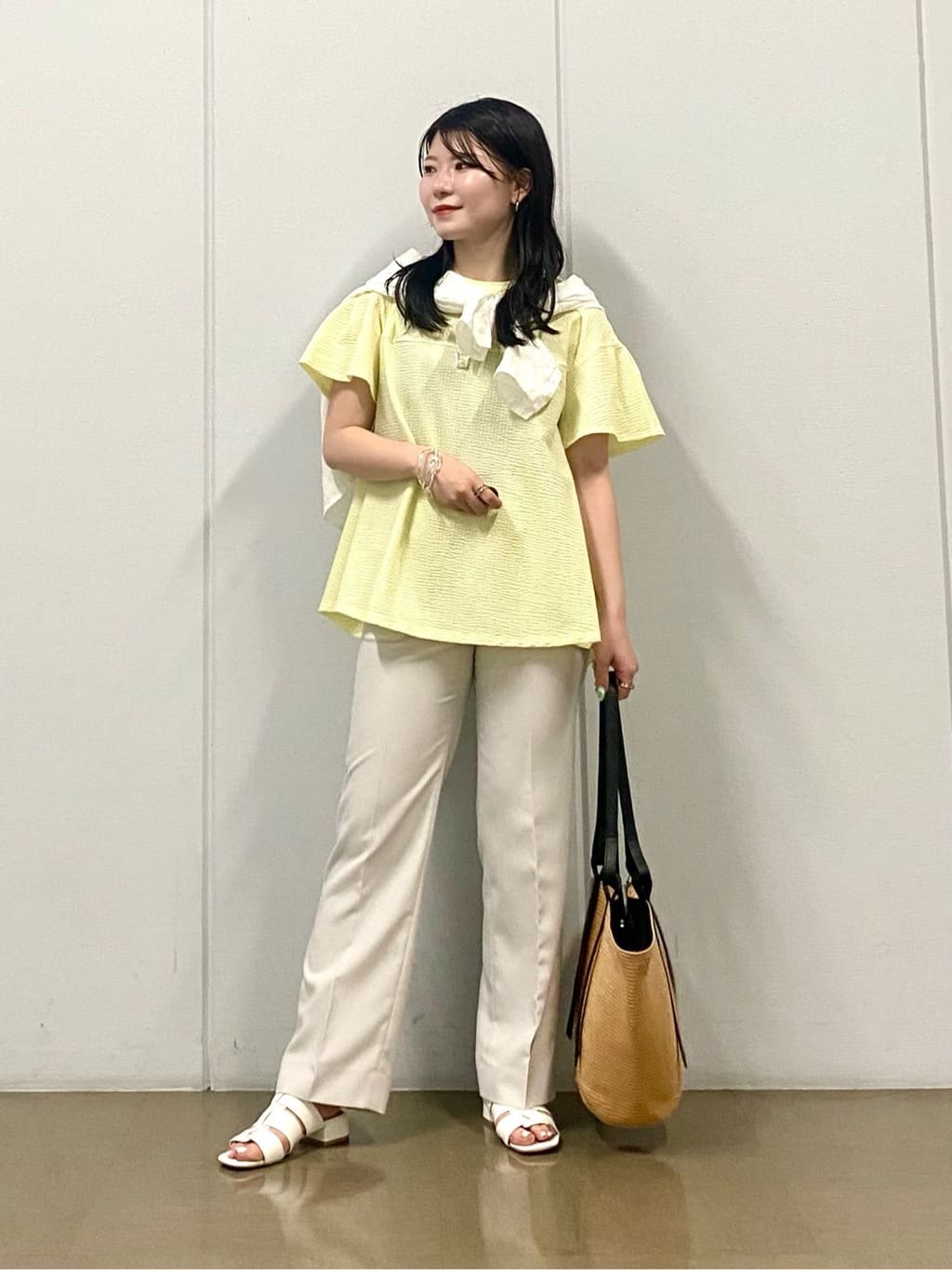 misakiさんの「INDIVI｜スクエアトップロングネックレス」を使ったコーディネート