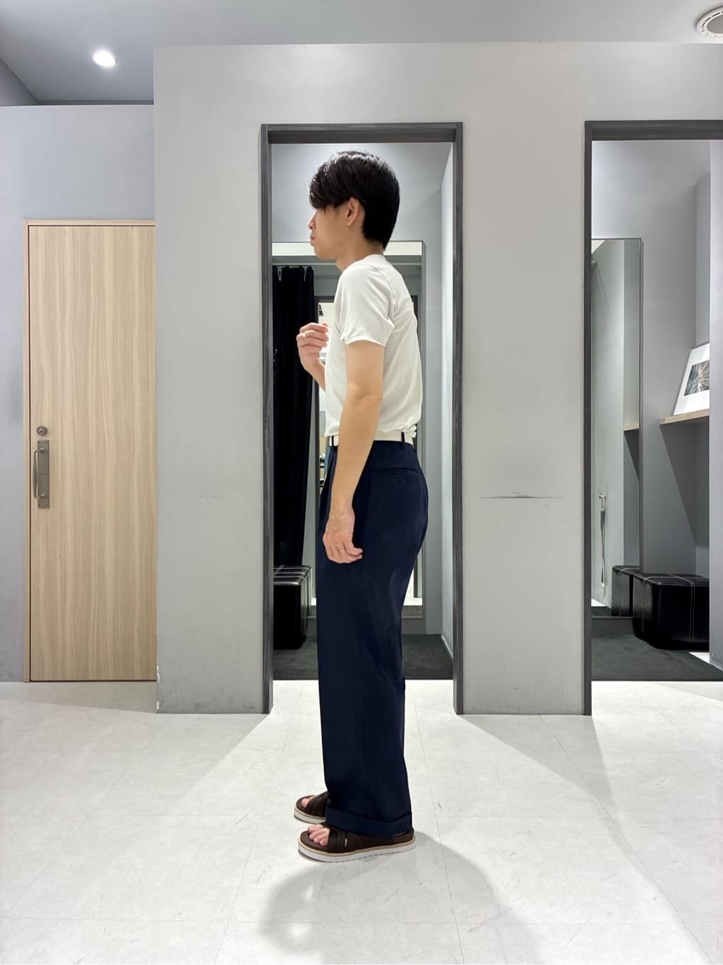 わいずみさんの「TAKEO KIKUCHI｜【GUNZE&times;TAKEO KIKUCHI】メンズインナー「ステルス(R)」」を使ったコーディネート