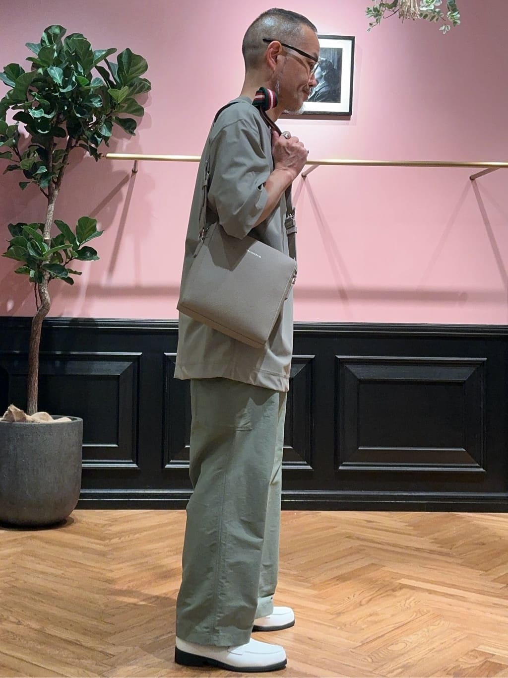 torigoeさんの「DRESSTERIOR｜ストレッチメッシュベルト」を使ったコーディネート
