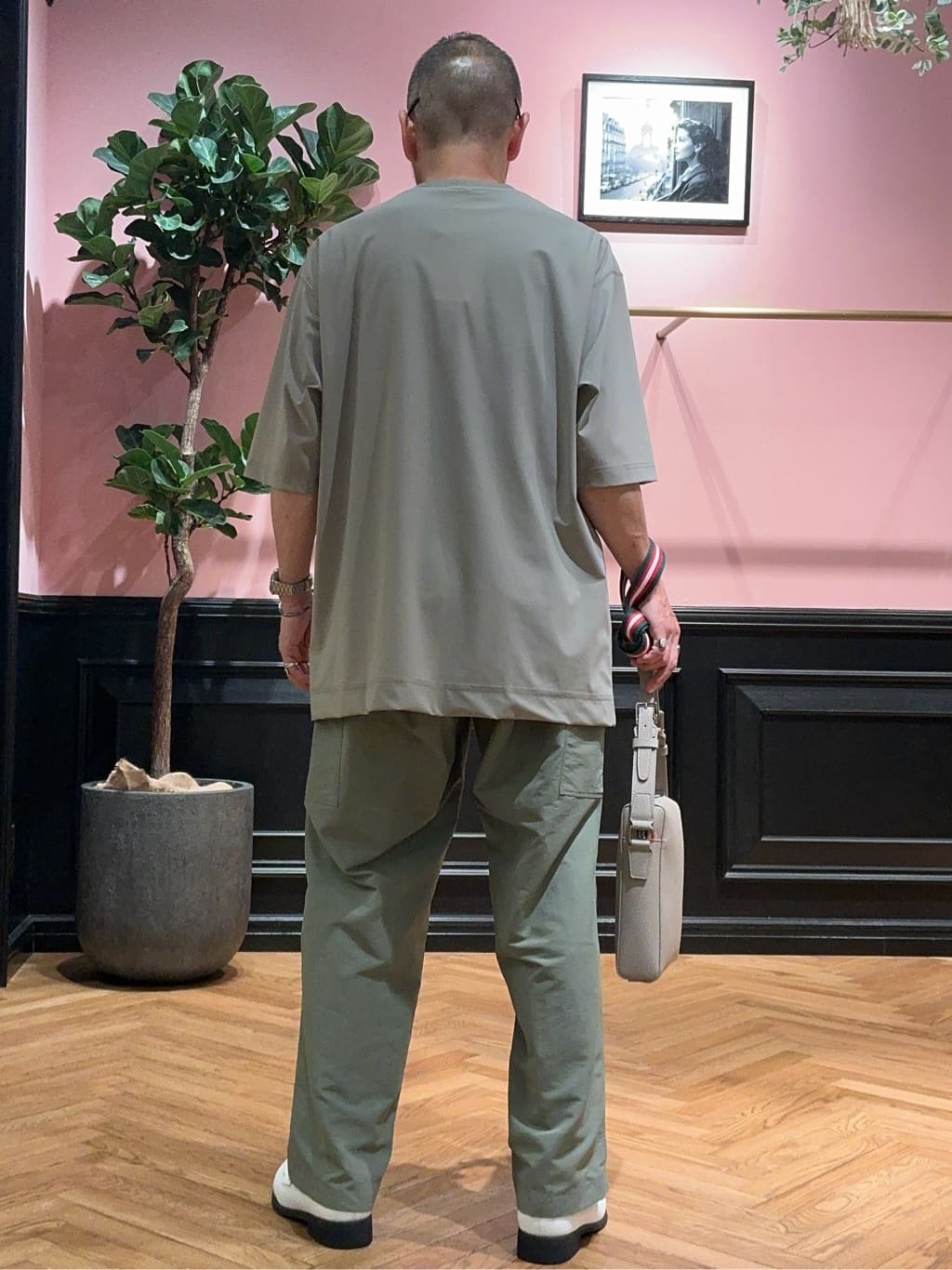 torigoeさんの「DRESSTERIOR｜ストレッチメッシュベルト」を使ったコーディネート