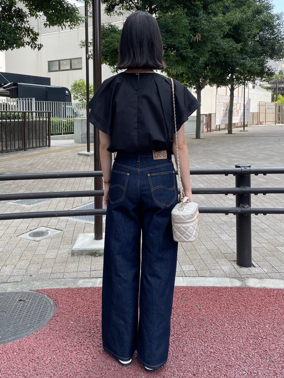 NATSUMIさんの「grove｜【Lee&times;grove別注】WIDE DENIM PANTS」を使ったコーディネート