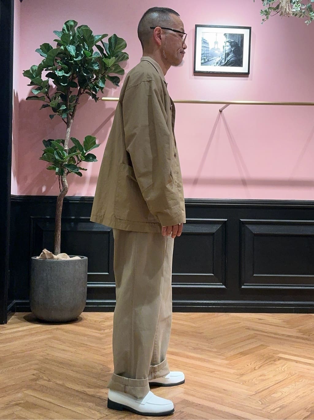 torigoeさんの「DRESSTERIOR｜ストレッチメッシュベルト」を使ったコーディネート