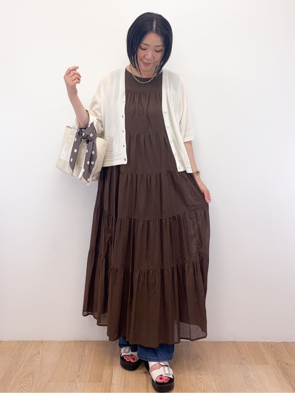 Takeさんの「OPAQUE.CLIP｜【定番/6color】名品フラットバレエシューズ」を使ったコーディネート