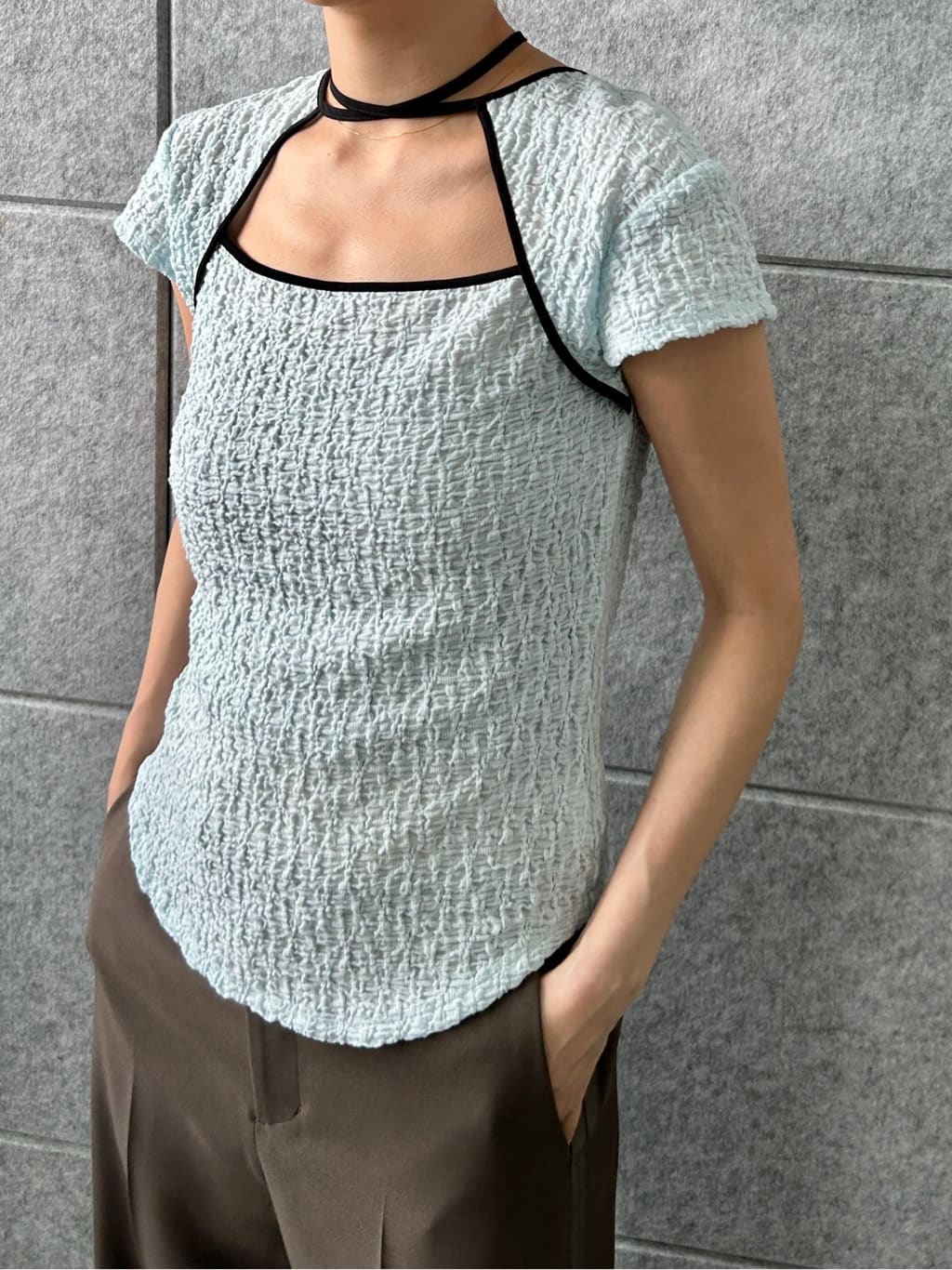 harunaさんの「CODE A｜femi cut pullover」を使ったコーディネート